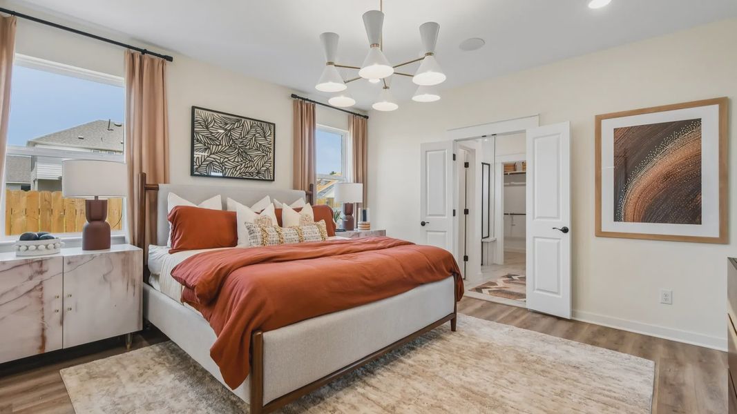 Furnished interior view inside a new home in Creeks Crossing, Elgin (Image 14).