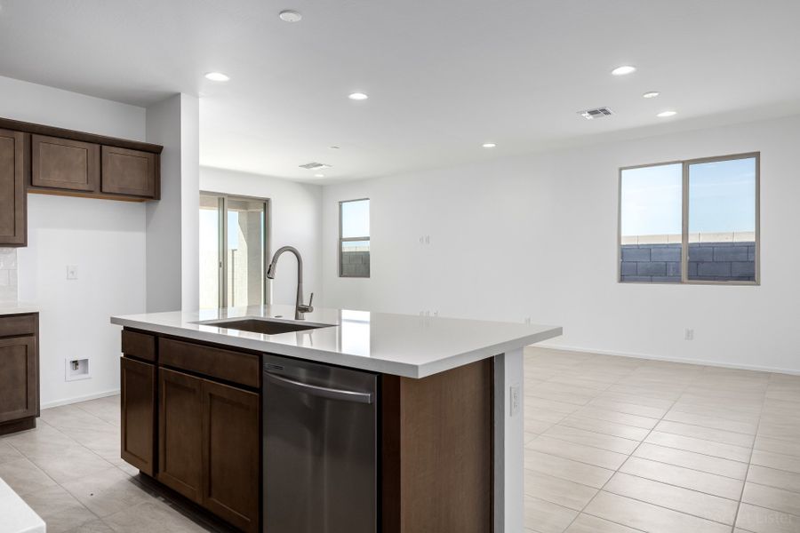 Furnished interior view inside a new home in Elara at Moonlight, Maricopa (Image 3). Furnished interior view inside a new home in Elara at Moonlight, Maricopa (Image 3).