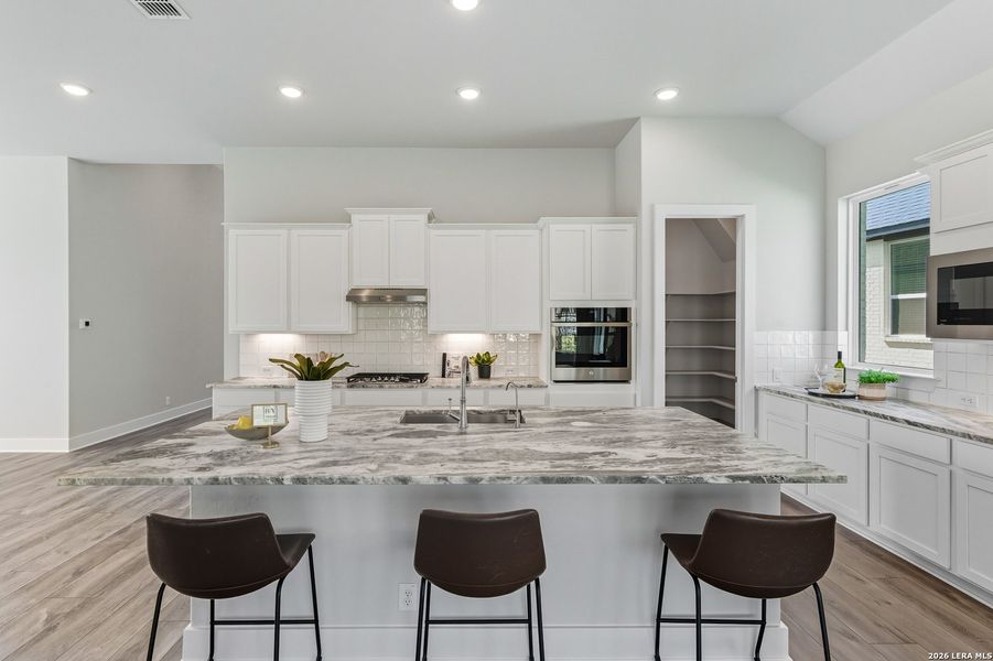 Furnished interior view inside a new home in Prominence, San Antonio (Image 7).