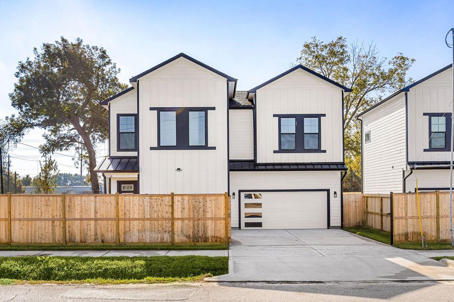 Front exterior of a new home in , Houston, TX, highlighting curb appeal (Image 2). Front exterior of a new home in , Houston, TX, highlighting curb appeal (Image 2).