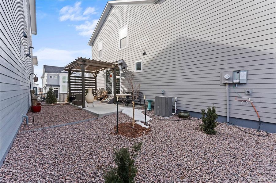 Exterior details and patio area of a home in , Colorado Springs (Image 3).