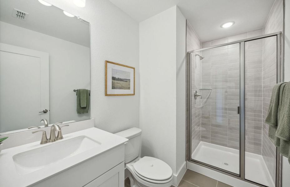 Furnished interior view inside a new home in Westside Preserve, Midlothian (Image 17).