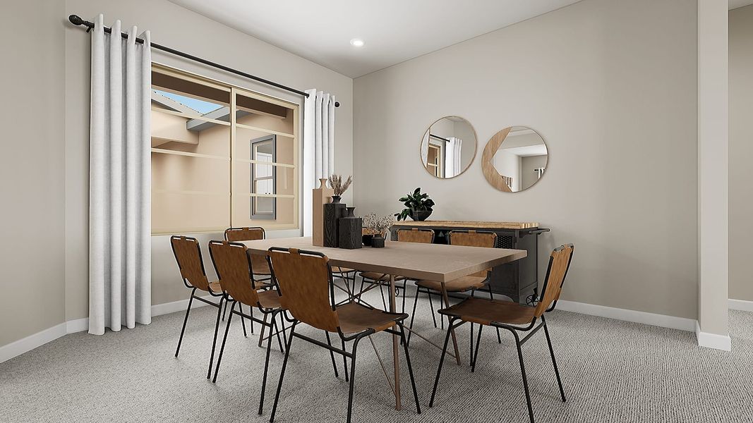Representative furnished interior of a home built from the Cholla Plan 5541 by Tri Pointe Homes in Blossom Rock, Apache Junction (Image 16).