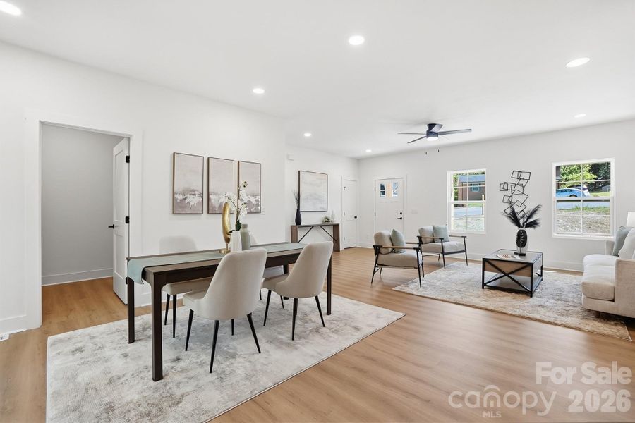 Bright Open Floor Plan