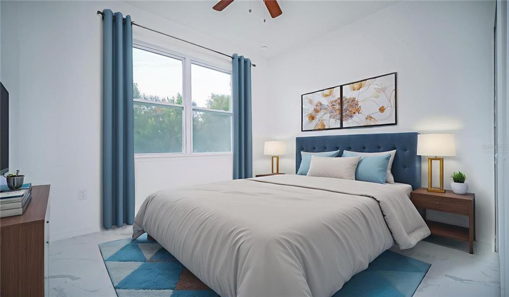 Furnished interior view inside a new home in , Lakeland (Image 9).