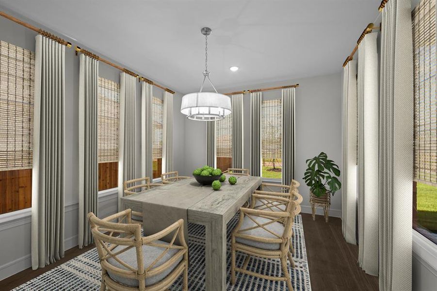 Furnished interior view inside a new home in Wellington, Haslet (Image 9).