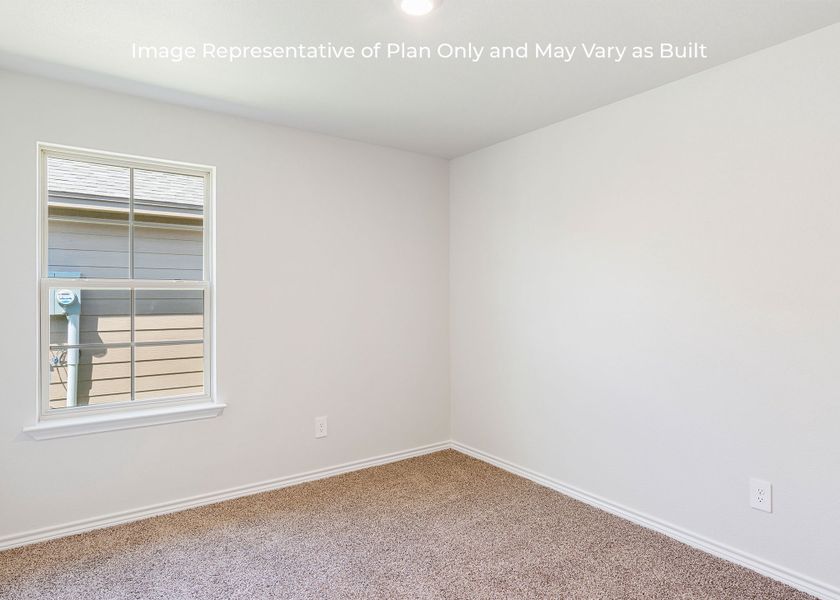 Representative unfurnished interior of a home built from the Camden by D.R. Horton in London Towne, Corpus Christi (Image 20).