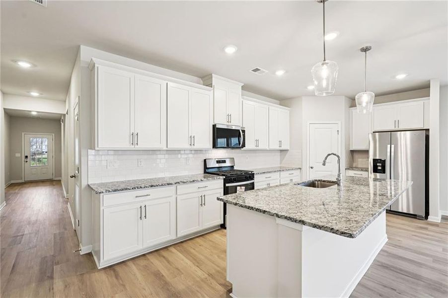 Furnished interior view inside a new home in Westmont Preserve, Powder Springs (Image 16). Furnished interior view inside a new home in Westmont Preserve, Powder Springs (Image 16).