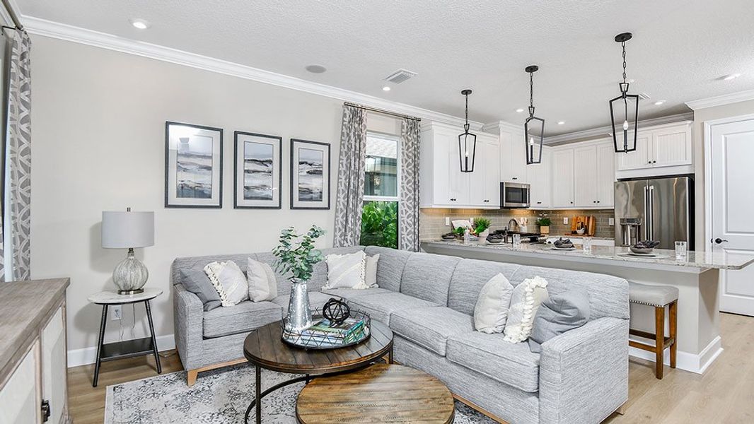 Furnished interior view inside a new home in Firethorn, Parrish (Image 4).