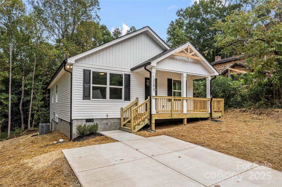 Exterior details and patio area of a home in , Albemarle (Image 17). Exterior details and patio area of a home in , Albemarle (Image 17).