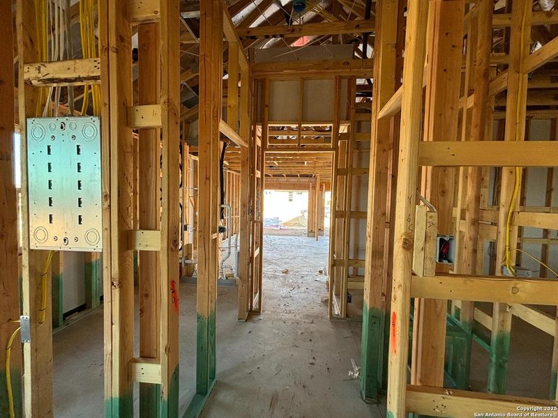 In-progress construction of a new home in Saddlebrook Ranch, Schertz, TX (Image 32).