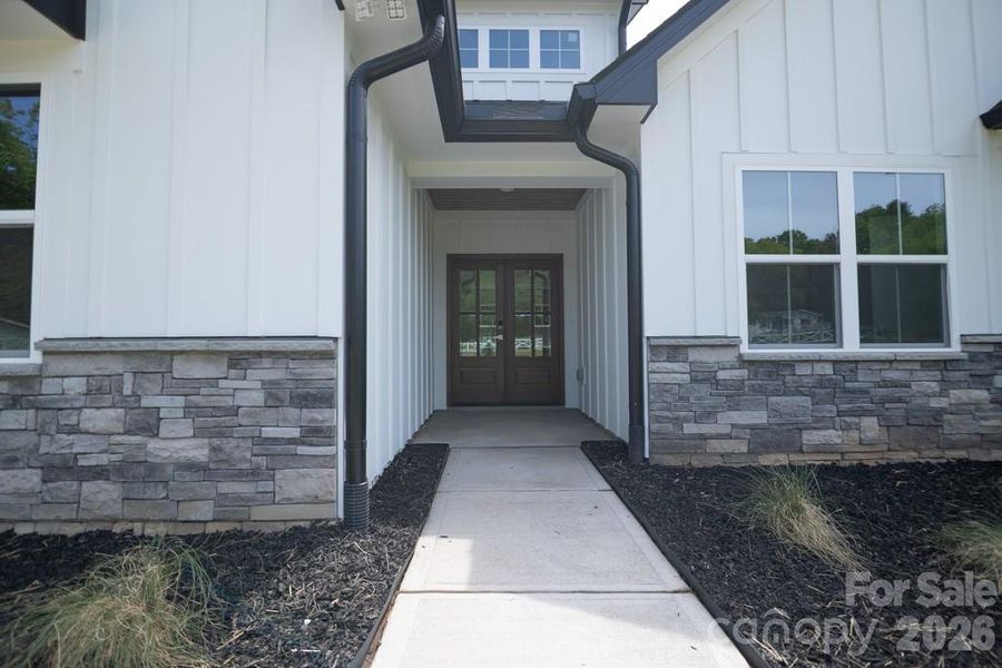 Exterior details and patio area of a home in , Indian Trail (Image 20).