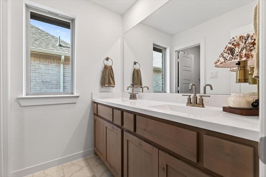 Furnished interior view inside a new home in Pecan Square, Northlake (Image 18).