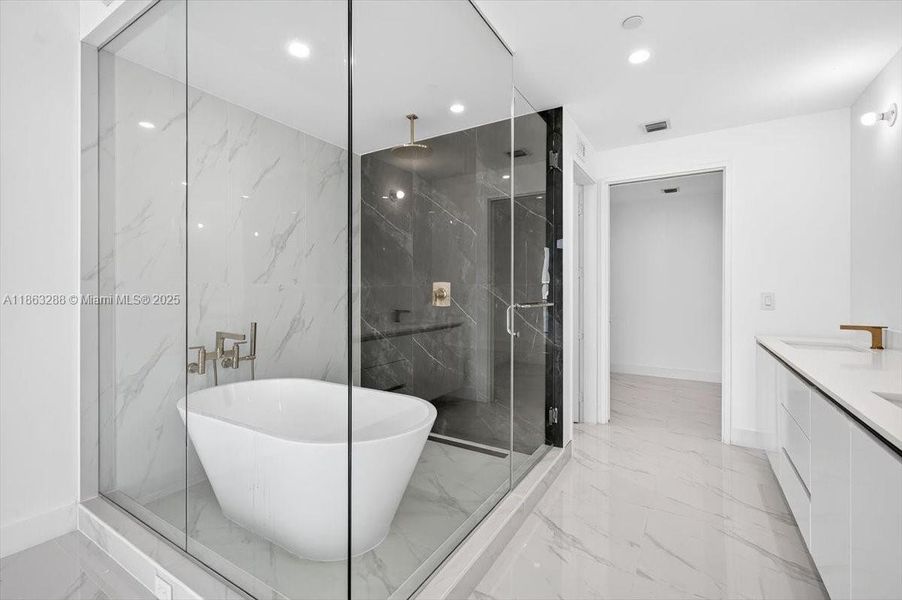 Furnished interior view inside a new home in , Miami (Image 6).