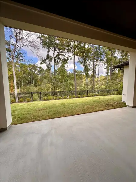 Included view from the patio. Included view from the patio.