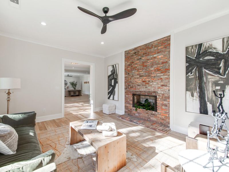 Furnished interior view inside a new home in , Charlotte (Image 12).