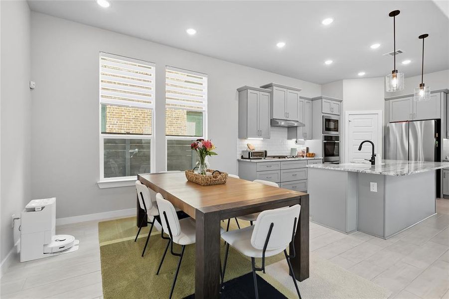 Furnished interior view inside a new home in , Sachse (Image 5). Furnished interior view inside a new home in , Sachse (Image 5).