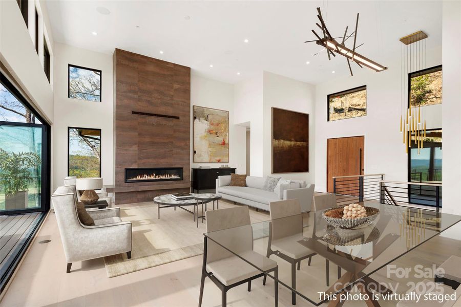 Thoughtful open floor plan (virtually staged)