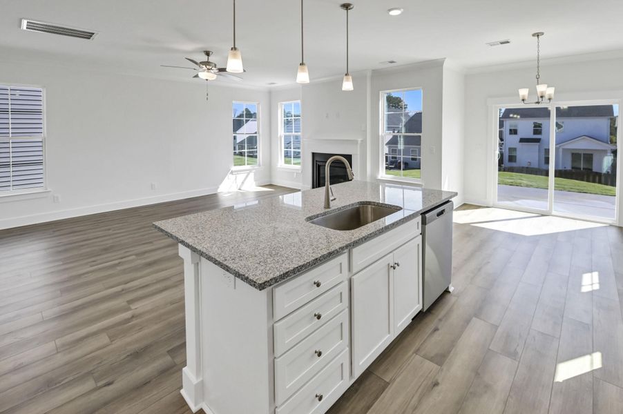 Furnished interior view inside a new home in Ashton Lakes, Lexington (Image 8).