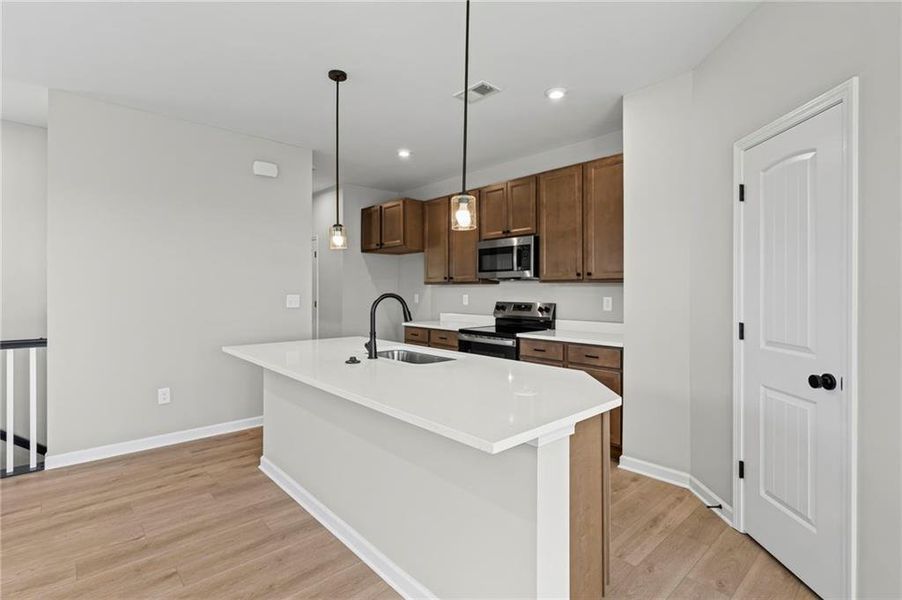 Furnished interior view inside a new home in Villas at Gold Creek, Dawsonville (Image 10).