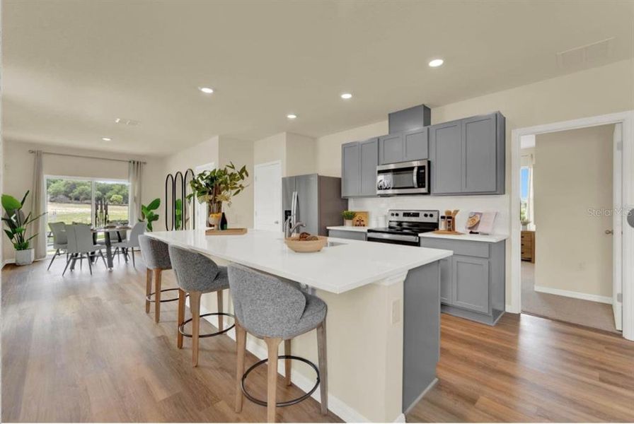 Furnished interior view inside a new home in Windrose, Apopka (Image 2). Furnished interior view inside a new home in Windrose, Apopka (Image 2).