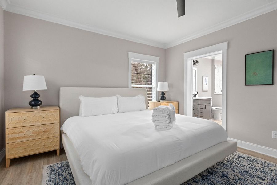 Furnished interior view inside a new home in , Edisto Island (Image 33).