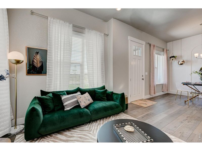 Furnished interior view inside a new home in , Timnath (Image 6).