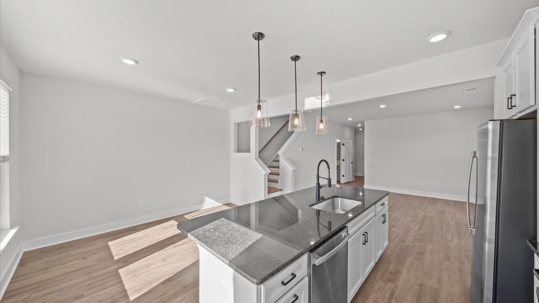 Furnished interior view inside a new home in Gresham Station, Simpsonville (Image 11).