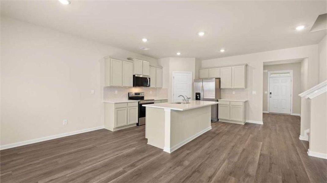 Furnished interior view inside a new home in The Preserve at Agricultural Village, Perry (Image 5).