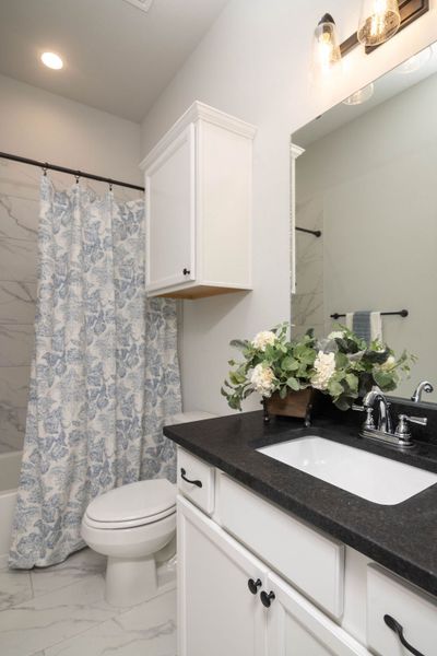 Representative furnished interior of a home built from the The Laurel by Avonley Homes in Greens Prairie Reserve, College Station (Image 18).