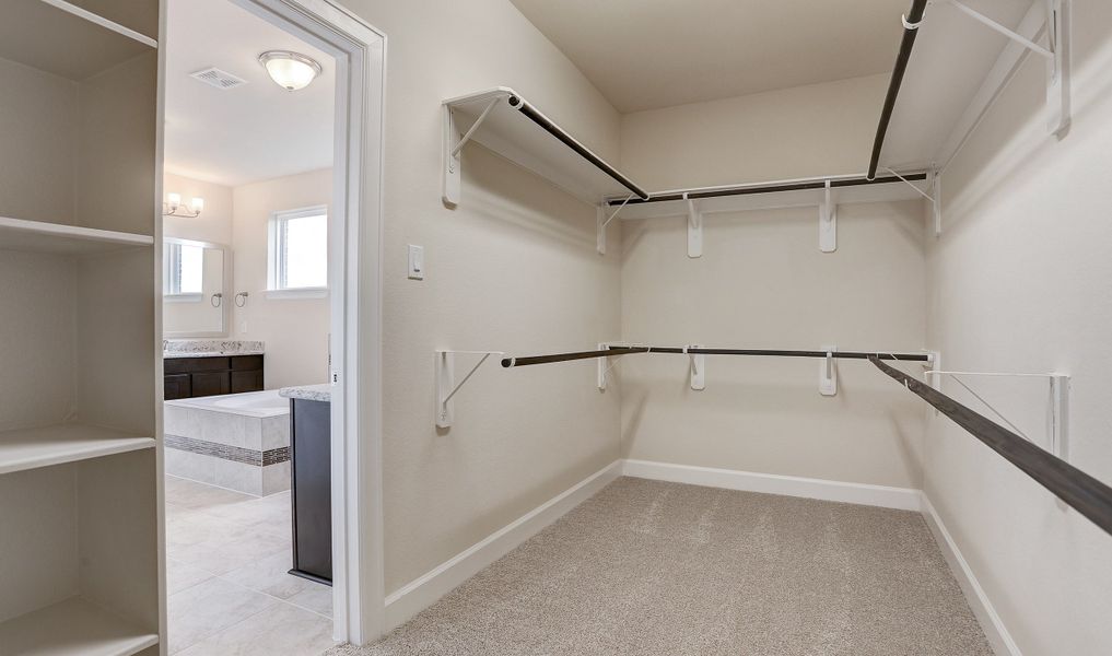 Huge owner's walk-in closet