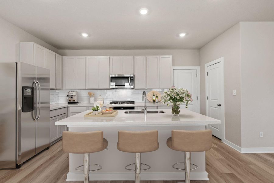 Light & Bright Kitchen - Virtually Staged