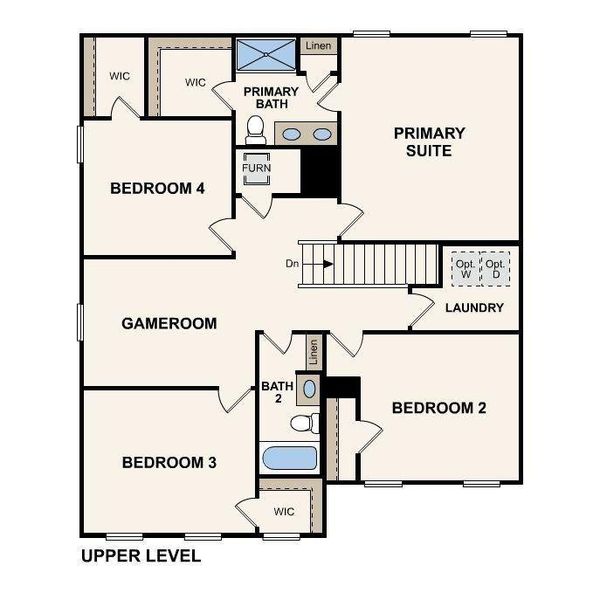 2D floor plan layout of this home in The Ridge at Twin Rivers, Covington, GA (Image 3). 2D floor plan layout of this home in The Ridge at Twin Rivers, Covington, GA (Image 3).