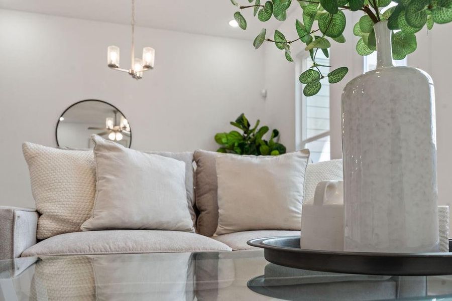 Close-up of interior finishes inside a home in , Houston (Image 34).