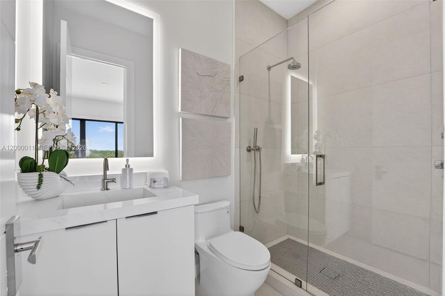 Furnished interior view inside a new home in , Fort Lauderdale (Image 48).