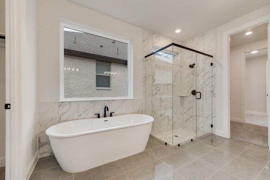 Furnished interior view inside a new home in Monterra, Fate (Image 8).