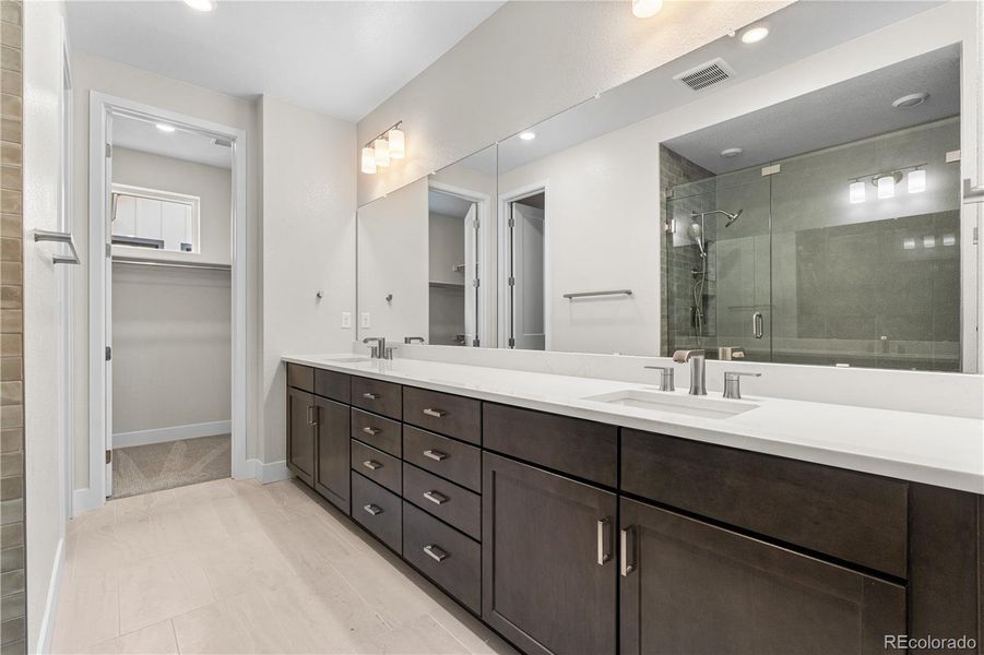 Furnished interior view inside a new home in Storytellers at Lyric, Lone Tree (Image 15).