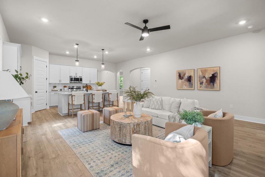 Furnished interior view inside a new home in Harmony Township, Georgetown (Image 9).