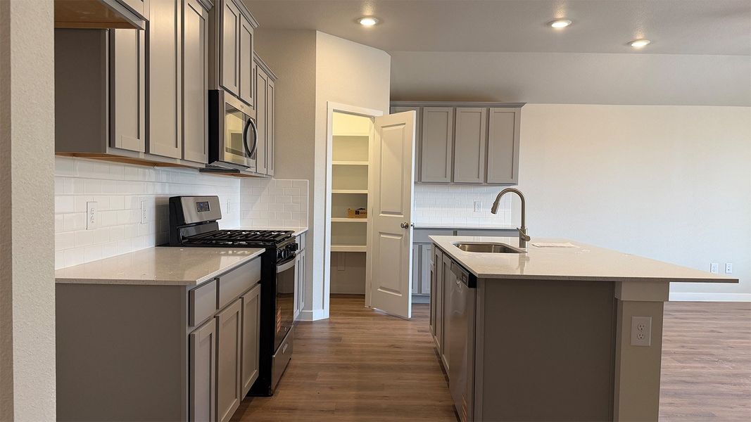 Furnished interior view inside a new home in The Lakes Northwest, Robstown (Image 8).