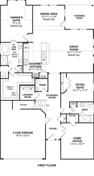 The Savannah floor plan by K. Hovnanian® Homes. 1st Floor shown. *Prices, plans, dimensions, features, specifications, materials, and availability of homes or communities are subject to change without notice or obligation. The Savannah floor plan by K. Hovnanian® Homes. 1st Floor shown. *Prices, plans, dimensions, features, specifications, materials, and availability of homes or communities are subject to change without notice or obligation.