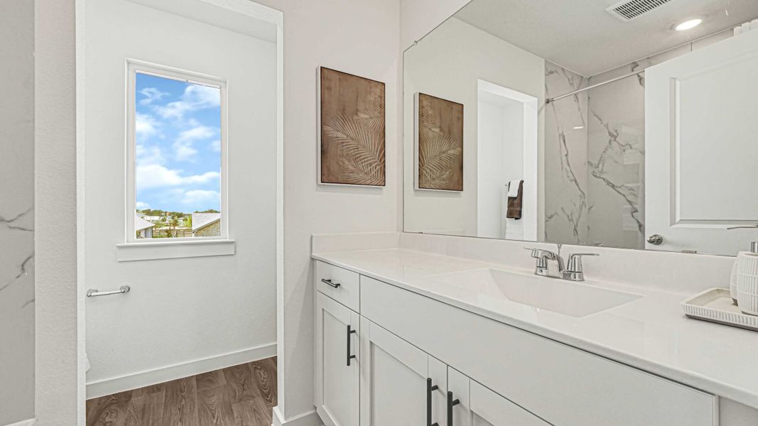 Furnished interior view inside a new home in Emberly, Beasley (Image 22).