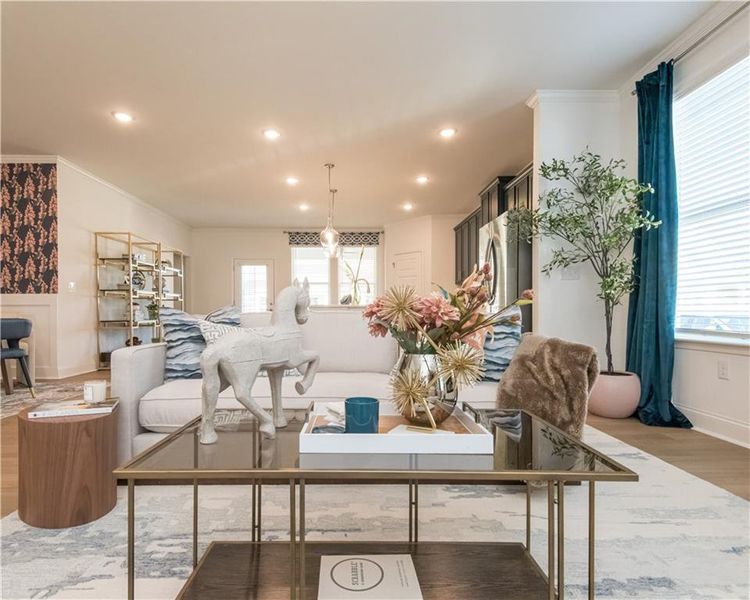 Furnished interior view inside a new home in Cooper's Walk, Loganville (Image 14).