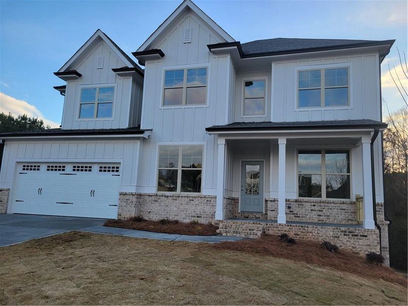 Front exterior of a new home in , Jefferson, GA, highlighting curb appeal (Image 1). Front exterior of a new home in , Jefferson, GA, highlighting curb appeal (Image 1).
