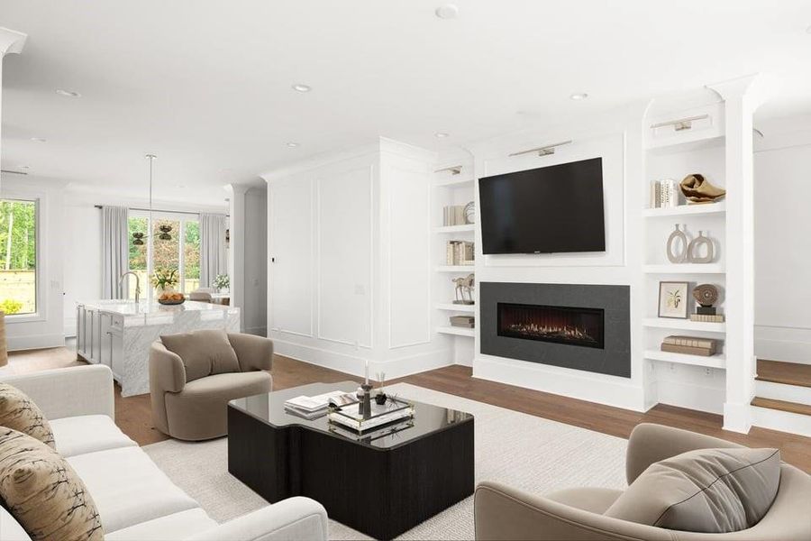 Furnished interior view inside a new home in , Chattahoochee Hills (Image 8).