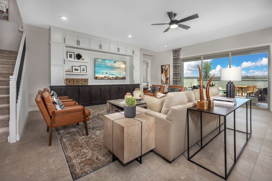 Representative furnished interior of a home built from the Sage by Mattamy Homes in Empire Pointe, Queen Creek (Image 11).