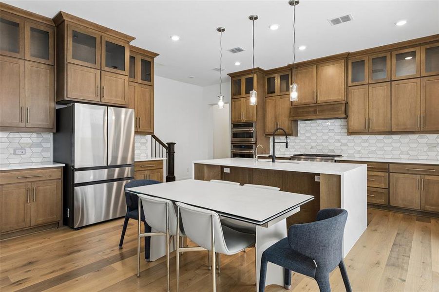 Furnished interior view inside a new home in Fields Villas - Darling Homes, Frisco (Image 6).
