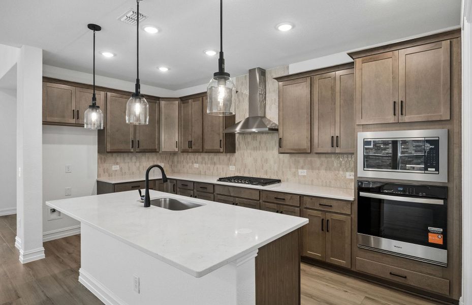 Furnished interior view inside a new home in Whitewing Trails, Princeton (Image 6).