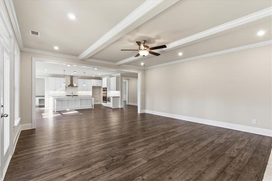 Spacious, unfurnished interior of a new home in Ford Landing, Acworth (Image 49).