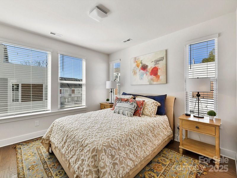 Furnished interior view inside a new home in LOSO Terraces, Charlotte (Image 6). Furnished interior view inside a new home in LOSO Terraces, Charlotte (Image 6).