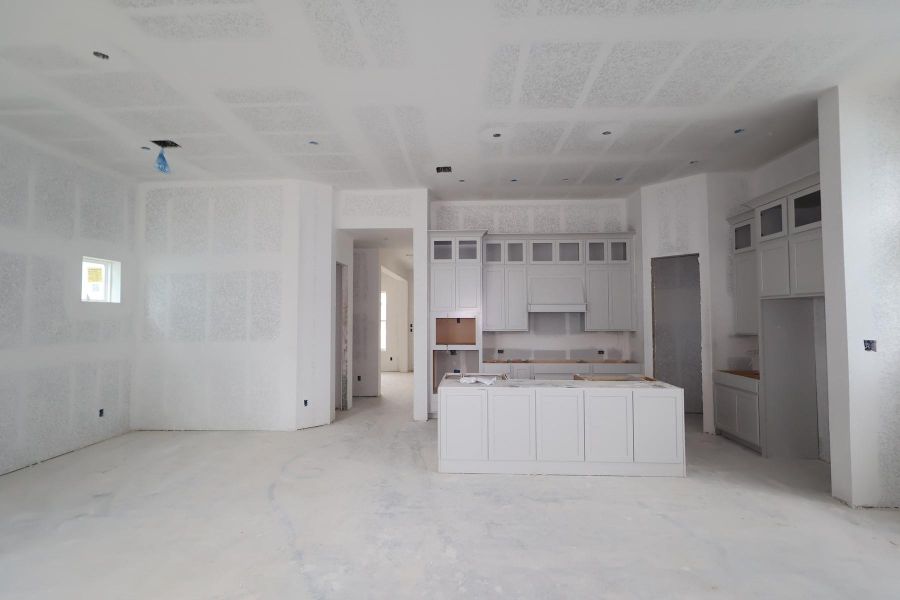 In-progress construction of a new home in Two Step Farm 42', Montgomery, TX (Image 5).